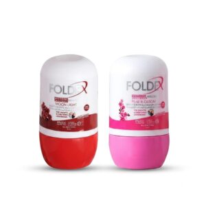 Foldex Whitening Deodorant Roll-On Bundle – 24H Protection
