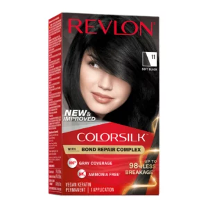 REVLON ColorSilk Color — Soft Black (011)