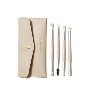 Sheglam Glam 101 Eye Essentials Brush Set With Bag.