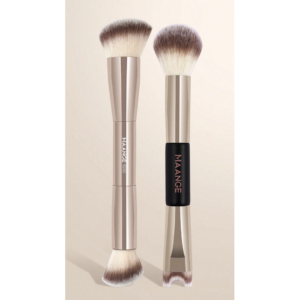 Maange Professional Makeup Dual Ended Brush Set 2 Pcs Black-Gold.