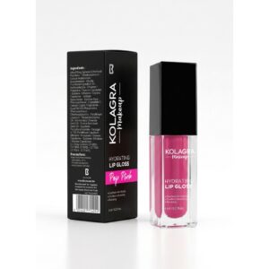 Kolagra Hydrating Pop Pink Lip Gloss 6ml