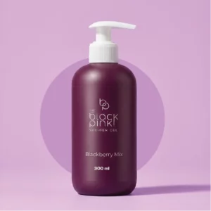 The black pink Shower Gel Blackberry Mix 300ml
