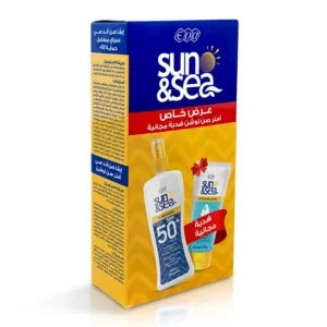 Sun & Sea Sun Care Duo Sunscreen Spray 200ml + After Sun Lotion Free 150ml