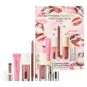 Sephora Favorites Nude Energy Lip Kit Makeup Set.