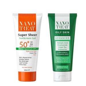 NanoTreat Routine ( Sunscreen Super Sheer Gel + Cleanser 200ml )