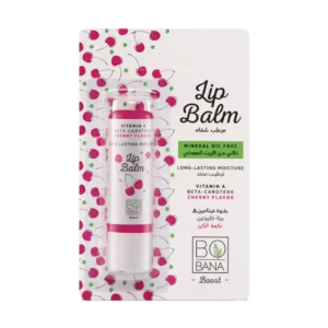 Bobana Lip Balm With Vitamin A & Cherry Flavor